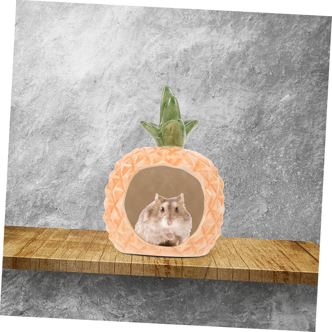 Toyvian Keramik Hamsterhaus, mit Kühlfunktion Gemütliches Versteck Zwerghamster Rennmäuse Chinchilla