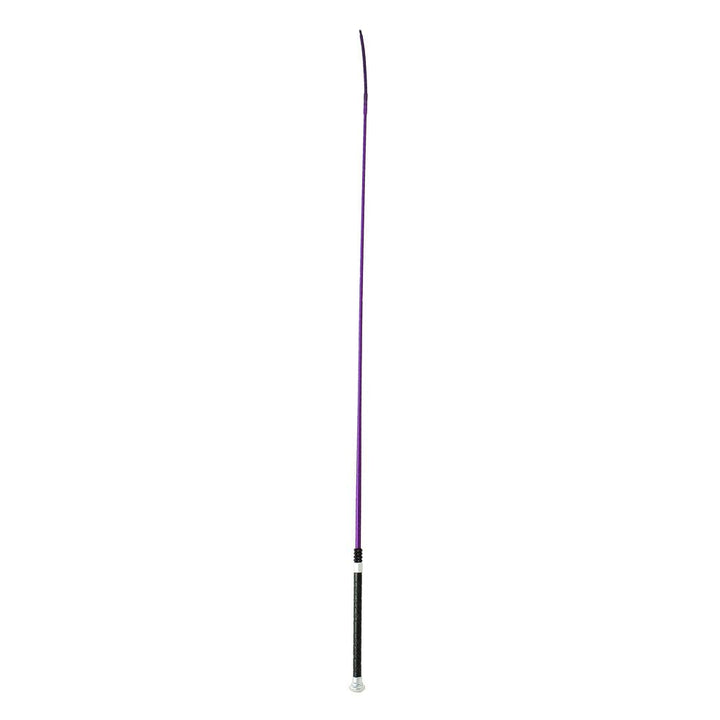 Horze Lightweight Dressage Whip with Bling and Leather Grip Handle Violet(PU) 110, Violet(PU) 110