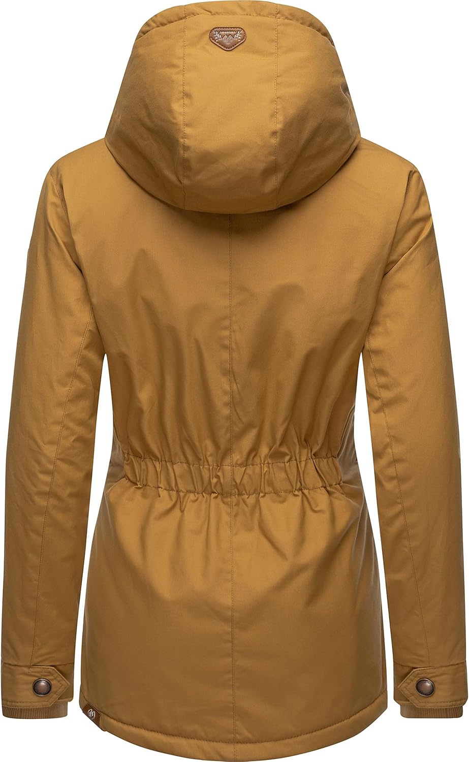 Ragwear Damen warme Winterjacke kurz mit Kapuze Monade XS-6XL XL Camel22, XL Camel22