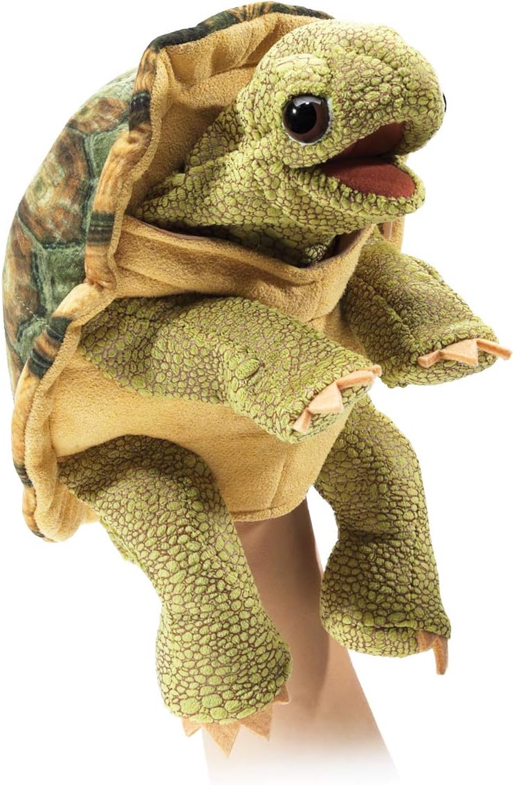 Folkmanis Standing Tortoise Hand Puppet 3156 Multi-Coloured