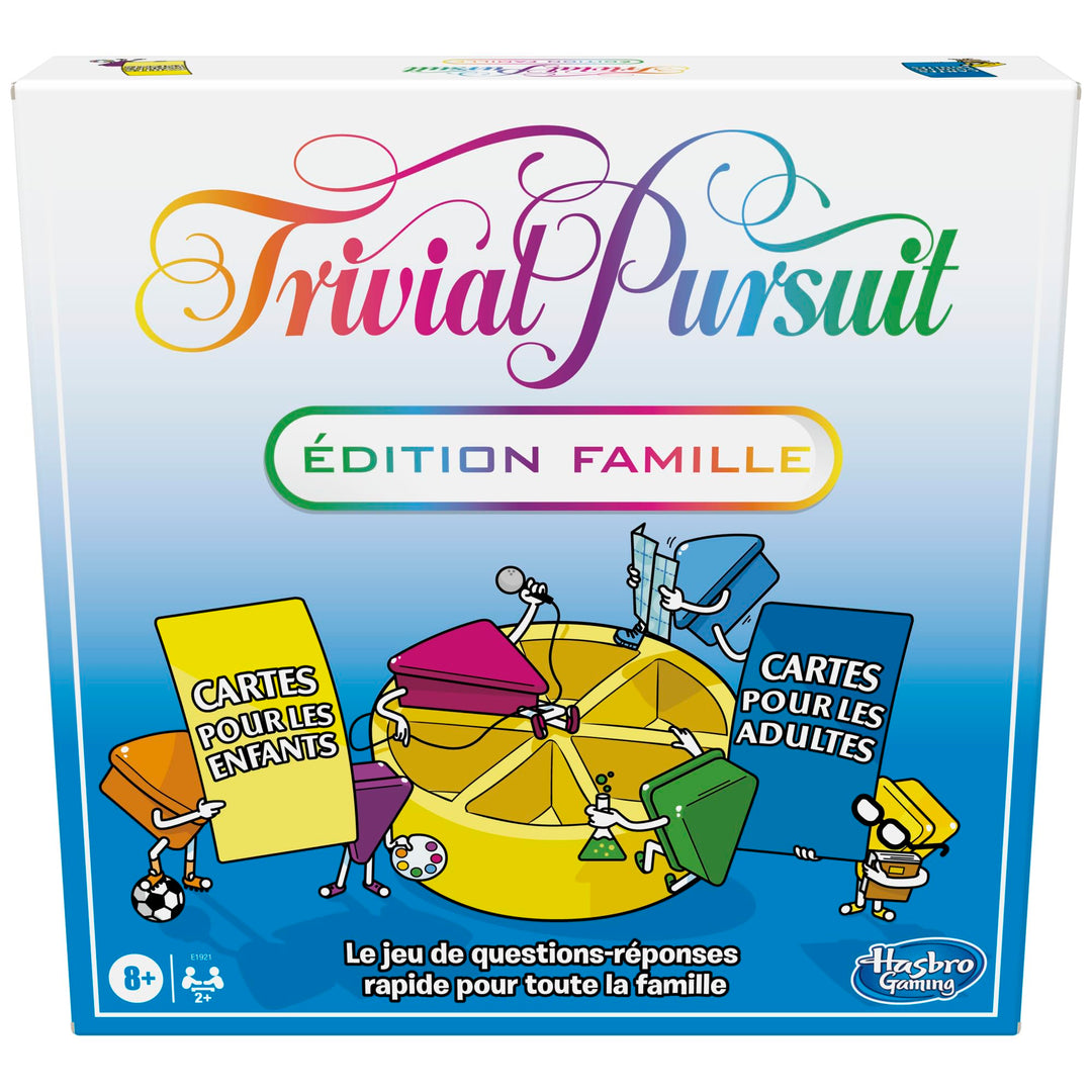 Trivial Pursuit - Gesellschaftsspiel Trivial Pursuit Famille - Denkspiel - Französische Version Fran