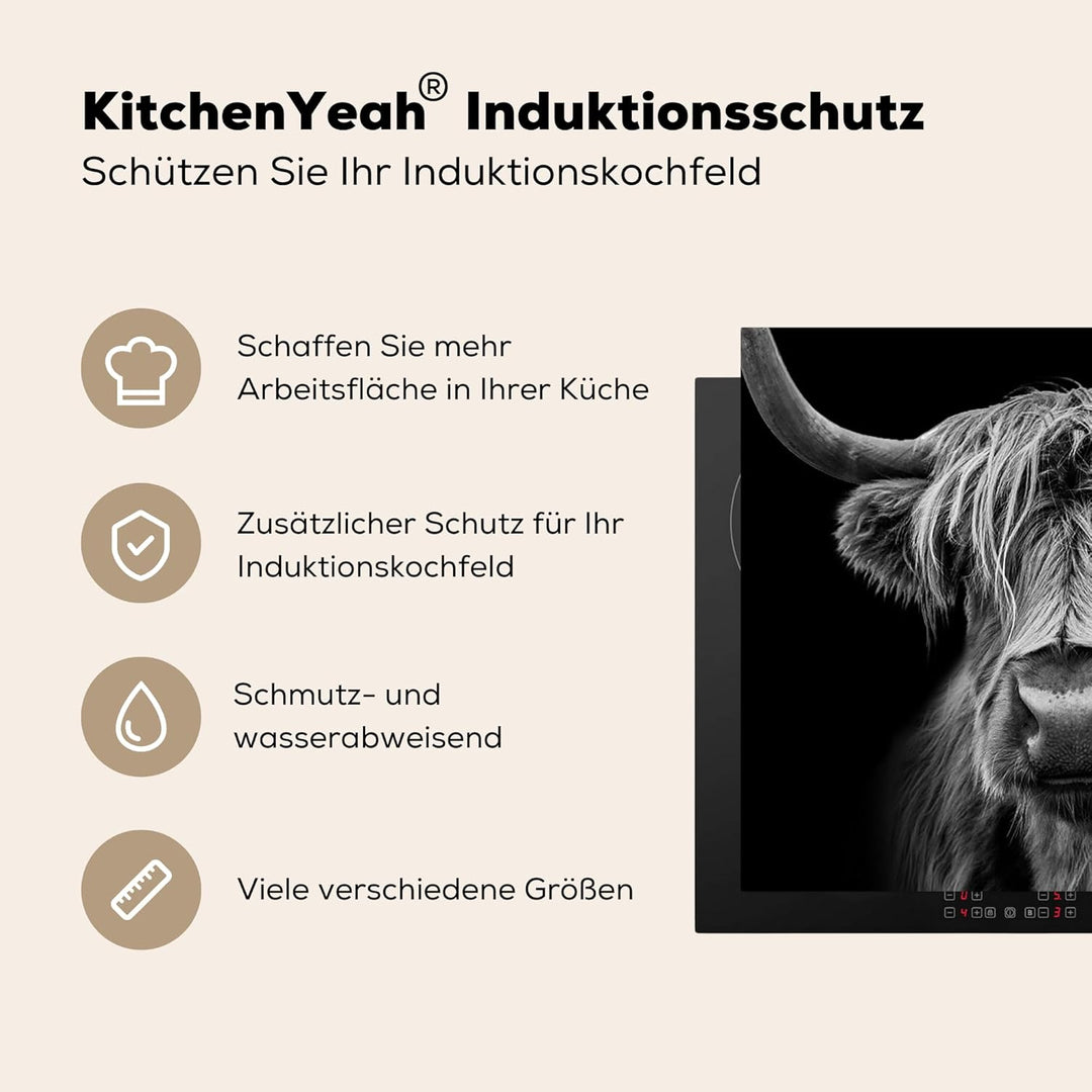 Herdabdeckplatte Einteilig Induktionsmatte Küche Abdeckung Ceranfeld Herd Abdeckplatte Vinyl Matte A