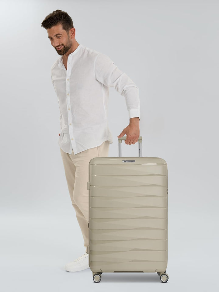 Franky Check-in Koffer für Damen und Herren | grosser XL Trolley 49 x 28 x 74 cm aus hochwertigem, l