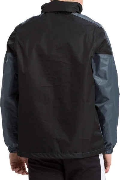 Erima Unisex Squad Allwetter Jacke, Schwarz/Slate Grey