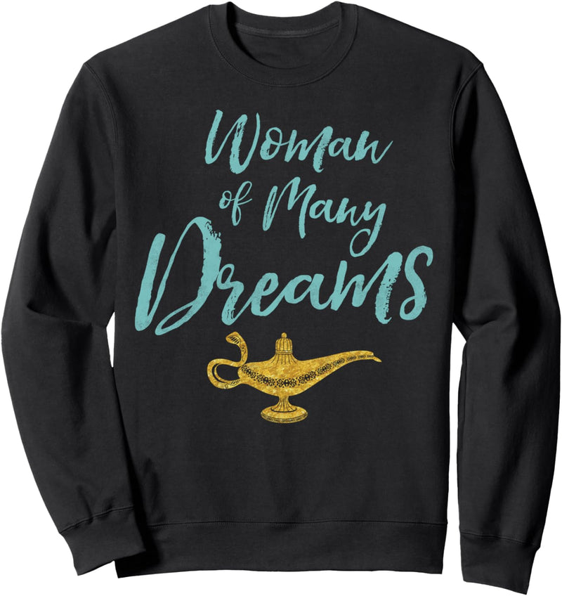 Disney Aladdin Live Action Woman Of Many Dreams Gold Lamp Sweatshirt