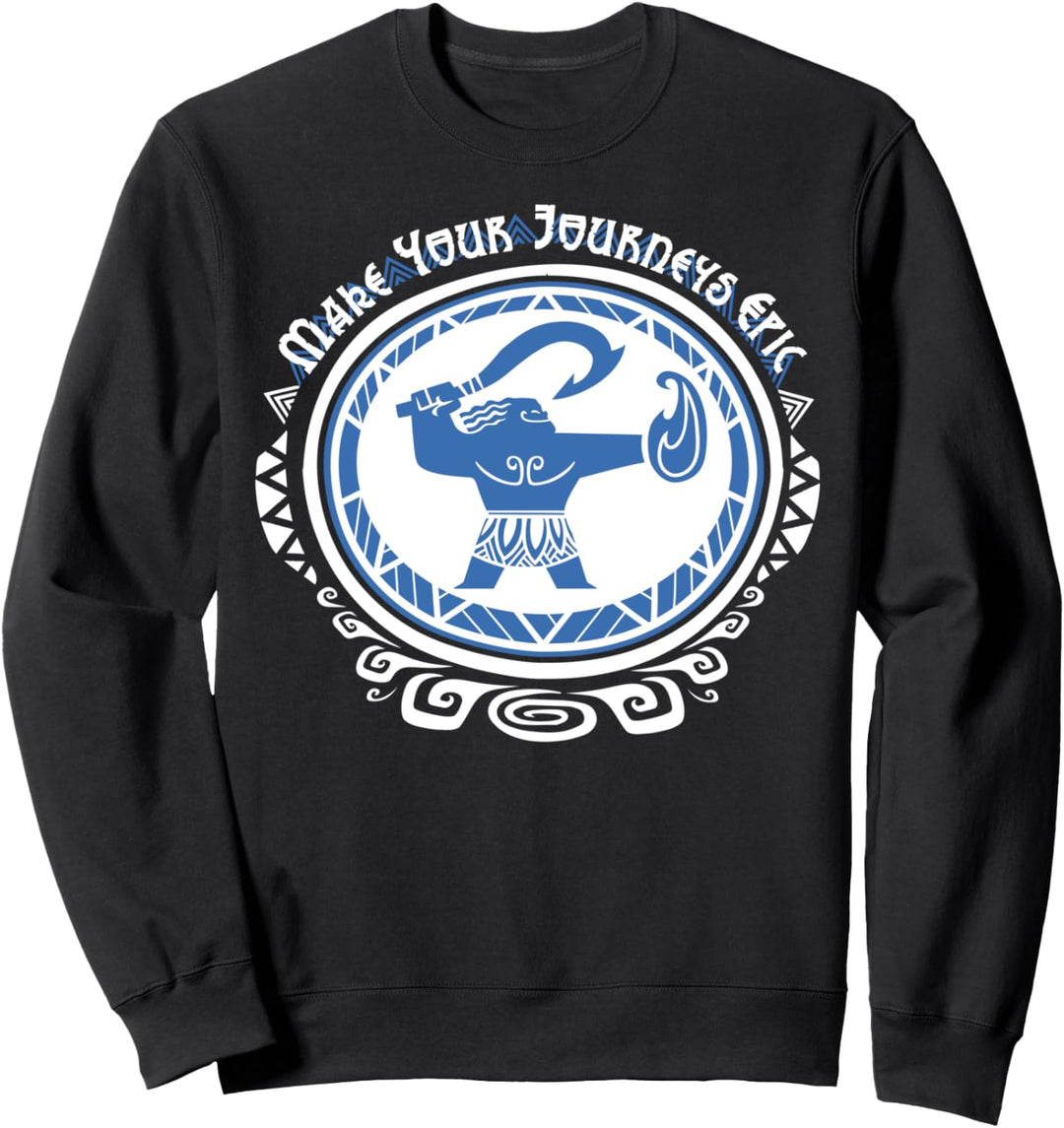 Disney Moana Maui Make Your Journeys Epic Geometric Sweatshirt