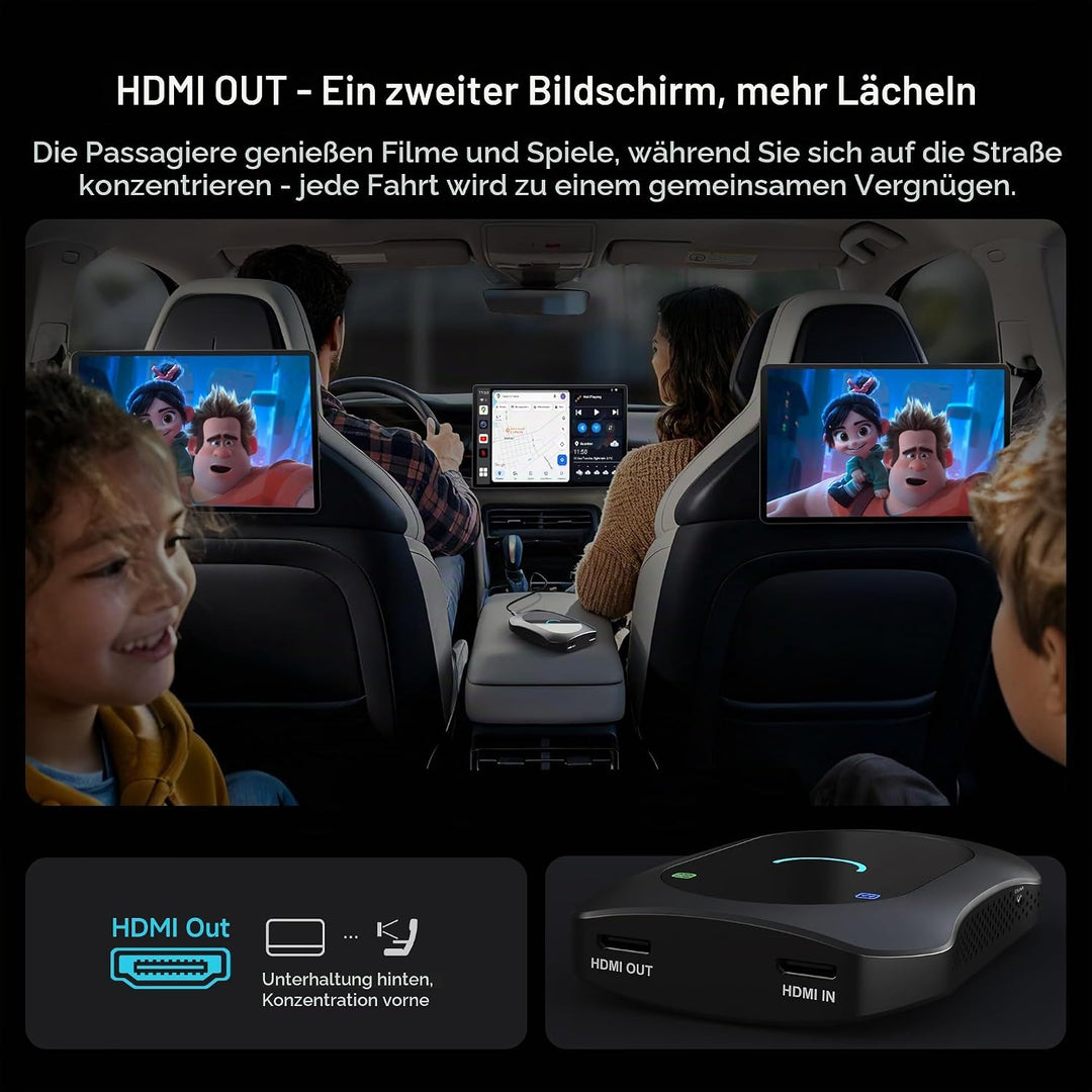 Carplay Wireless Adapter AI Box Android für Radios CP/AA, CarPlay &amp; Android Auto Wireless Adapter US