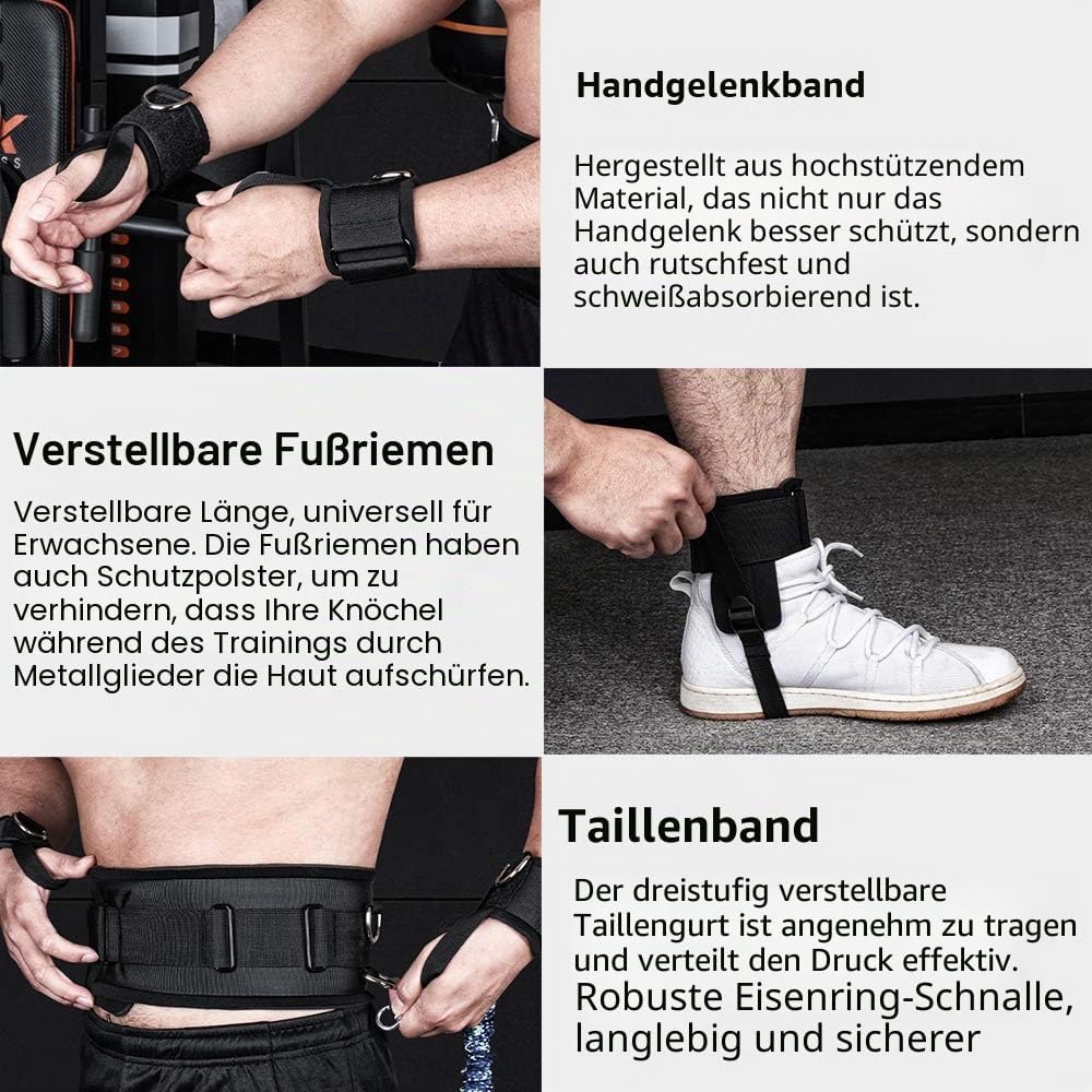 Sfeexun Boxen Expander Resistance Bands Set: Boxing Gummibänder Expander Fitness Band Gummibänder Fi