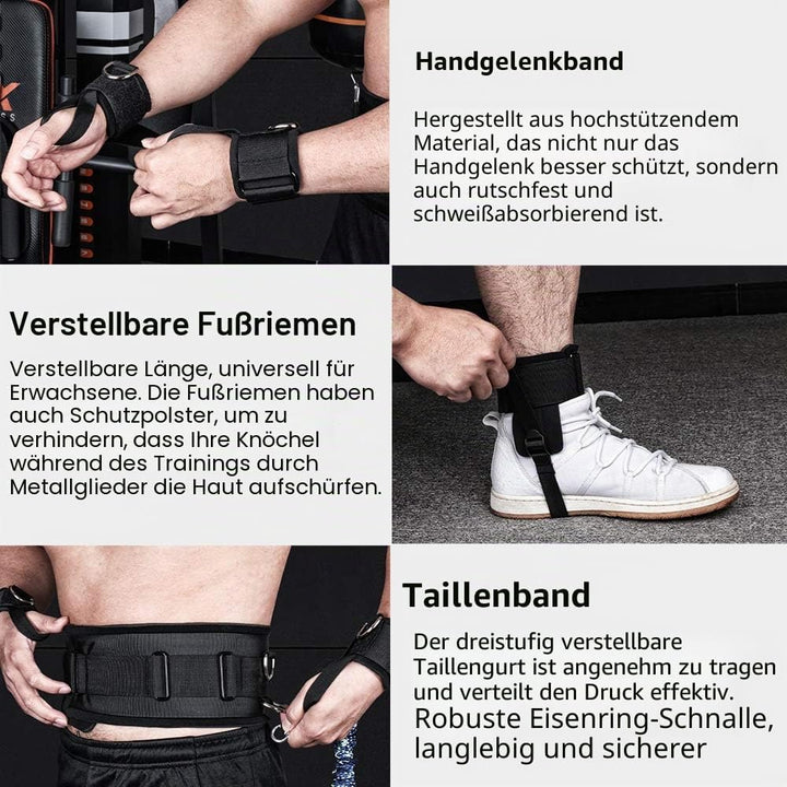 Sfeexun Boxen Expander Resistance Bands Set: Boxing Gummibänder Expander Fitness Band Gummibänder Fi