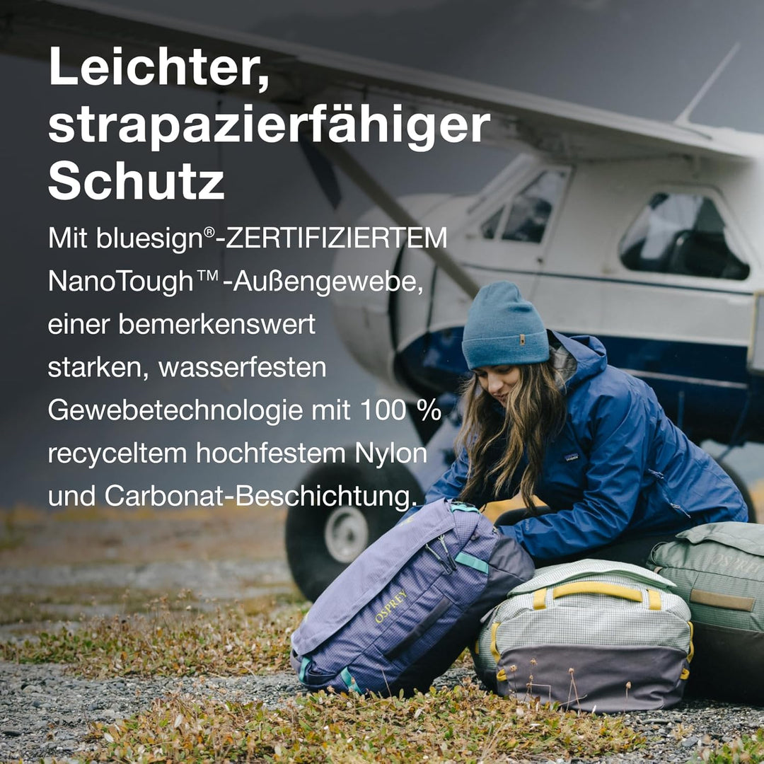 Osprey Unisex – Erwachsene Transporter 40 Duffel Bag Einheitsgrösse Blue Flame/Scoria Blue, Einheits