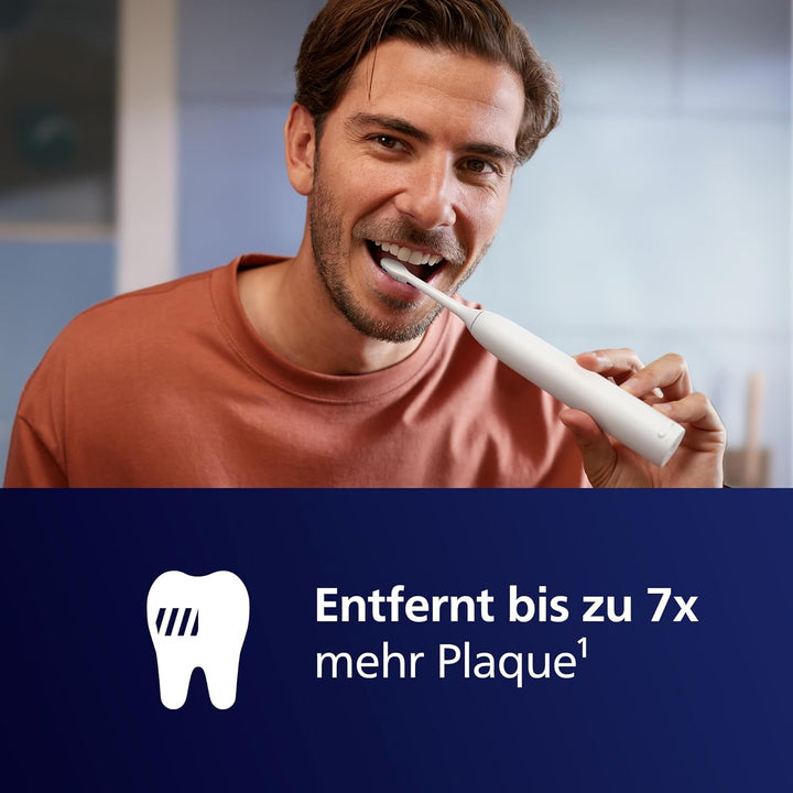 Set aus Philips Sonicare 5500 elektrische Zahnbürste, Schallzahnbürste Weiss, Modell HX7110/02 [Neue