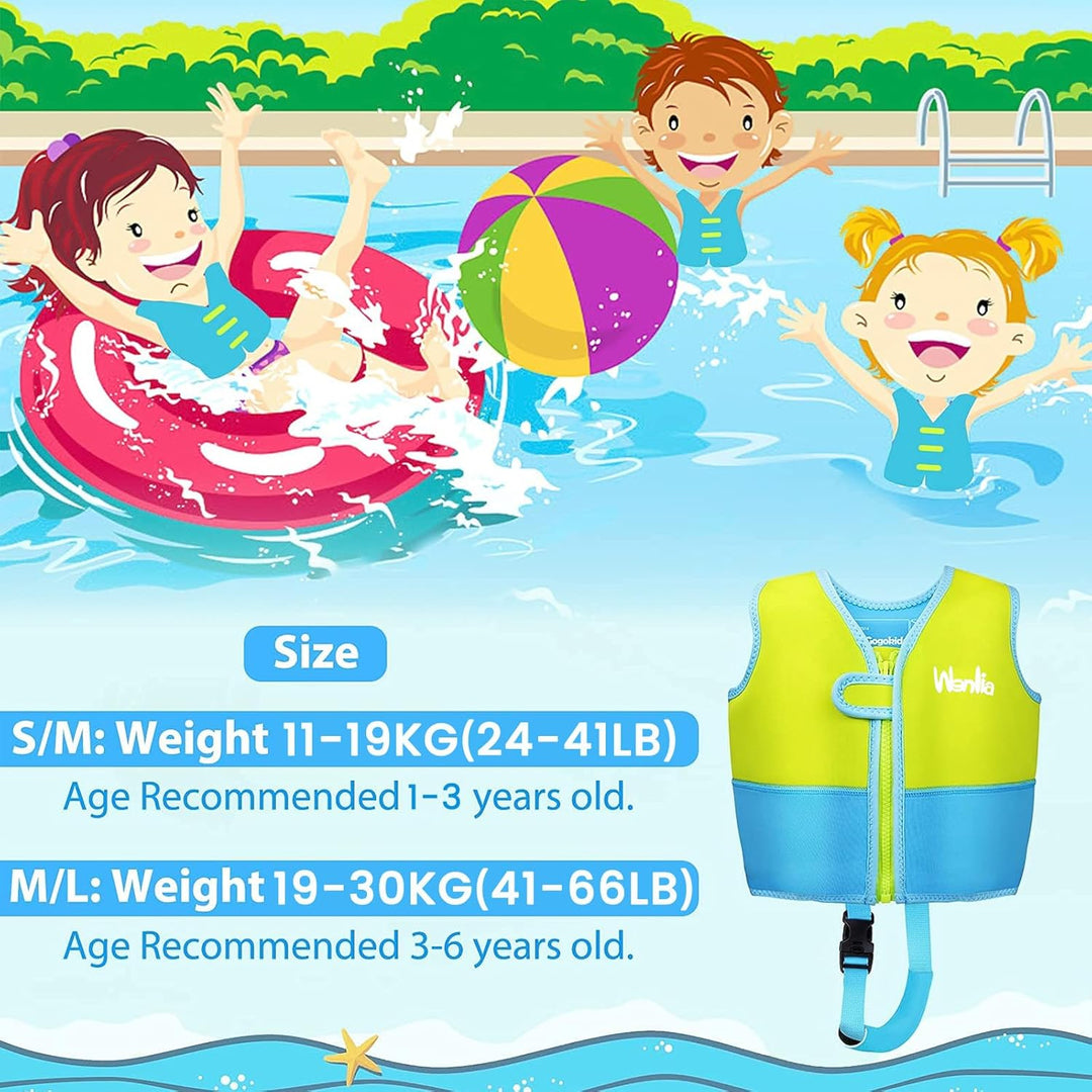 Kinder Schwimmjacke, Kleinkind Neopren Schwimmen Weste Schwimmtraining Hilfe Schwimmende Badeanzug m