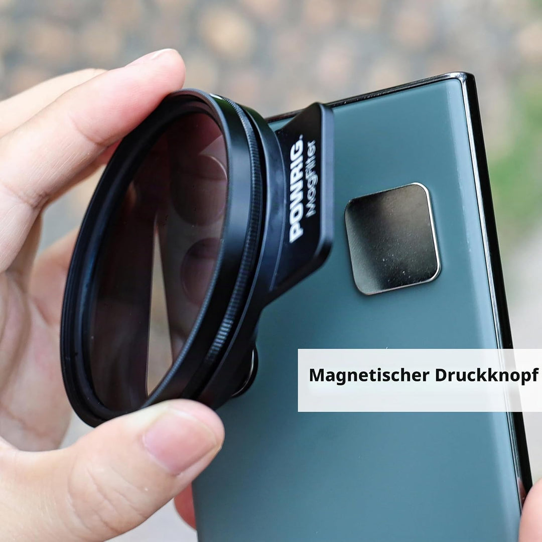 67 mm magnetische Filterhalterung für S23 und S23 Ultra Smartphone (67 mm Filterhalterung), 67 mm Fi