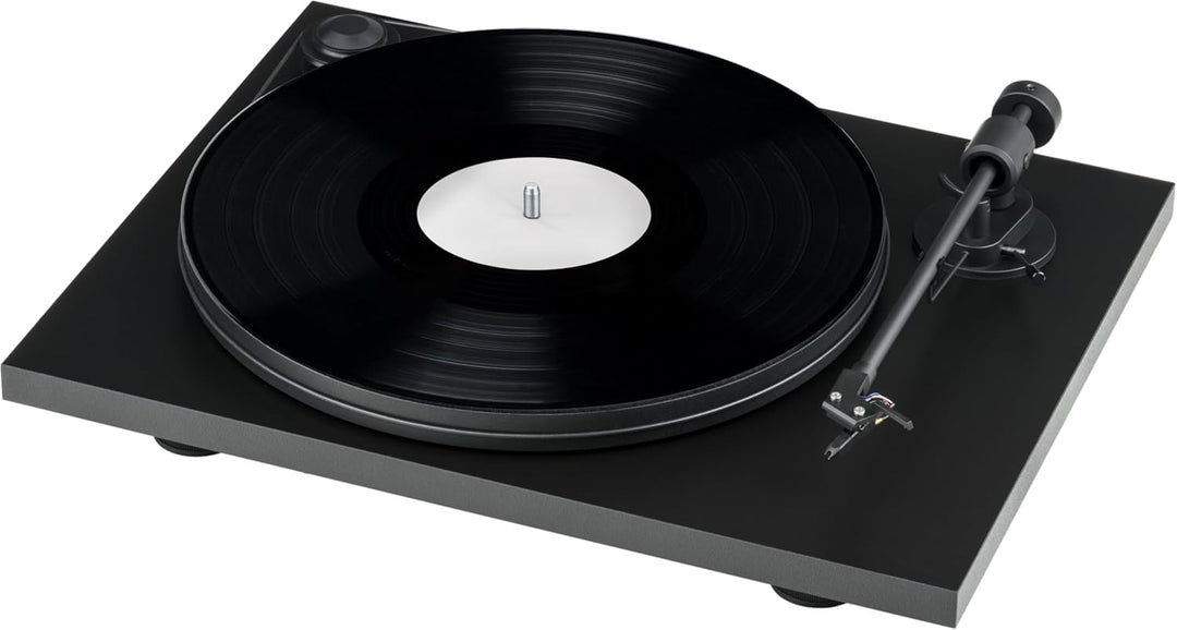 Pro-Ject Primary E, Audiophiler Plug&Play Plattenspieler (Schwarz), Schwarz