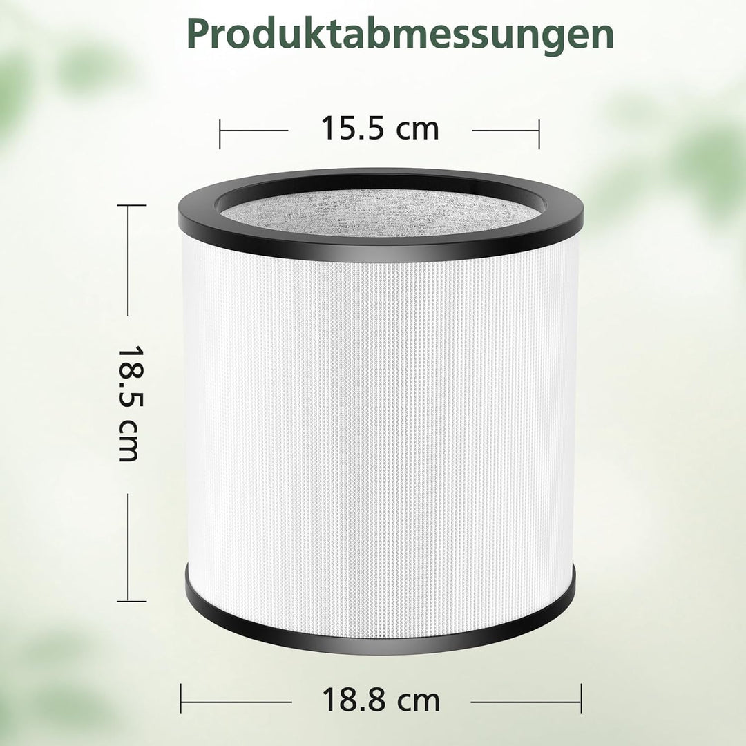 2 Pack TP01 True HEPA Ersatzfilter Kompatibel mit Dyson Tower Purifier Pure Cool Link-Modellen TP01,
