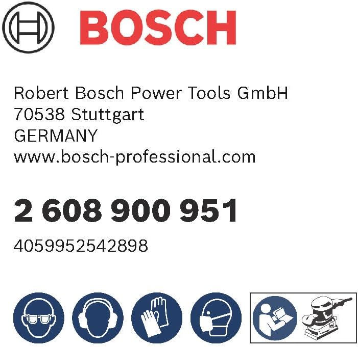 Bosch Professional 50x Sandpapier Expert C470 (für Hartholz, Farbe auf Holz, Ø 125 mm, Körnung 40, Z