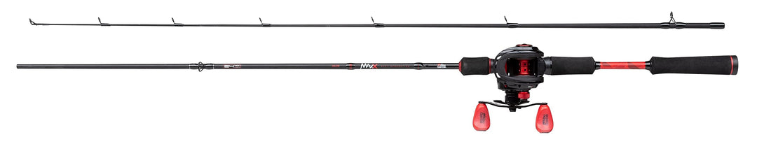 Abu Garcia MAX X Castingrute und Baitcast Rollen-Combo – Raubfischangel-Setup für Hecht, Barsch, Zan