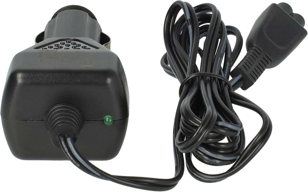 vhbw KFZ-Ladekabel kompatibel mit Kärcher EDI 4, OC 3 Eiskratzer, Druckreiniger - 12V Ladegerät Schw