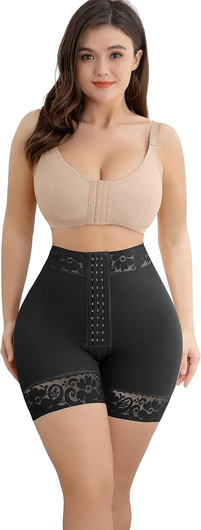 SHAPSHE Damen Bauchweg Unterhose Po Push Up Shapewear Bauch Kontrolle Figurformende Unterwäsche Hohe