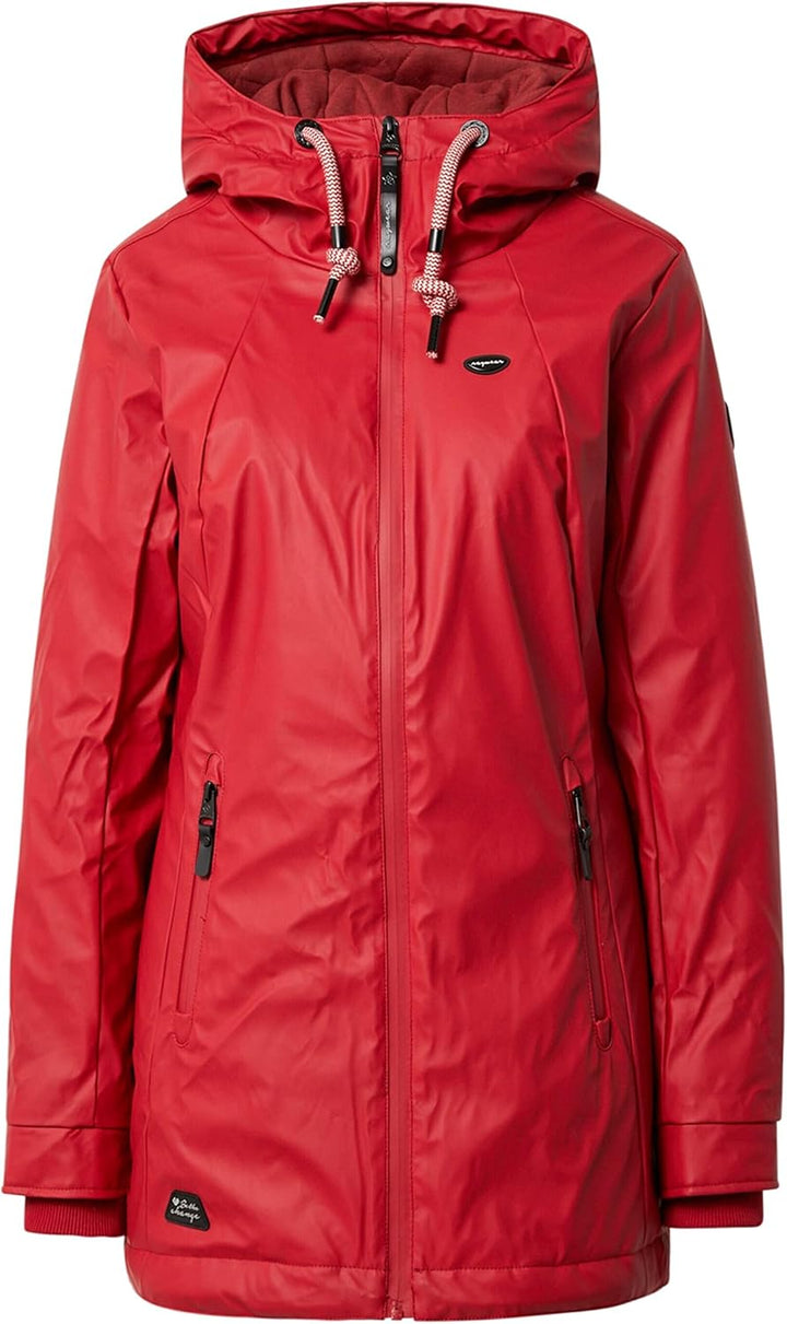 Ragwear ZUZKA RAINY Damen Jacke S Rot, S Rot