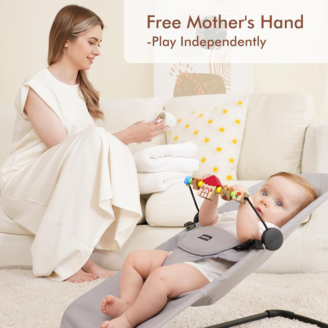 Babywippen-Spielzeugstange, Spielzeug für Babywippen Soft & Bliss, einfach anzubringen und zu entfer