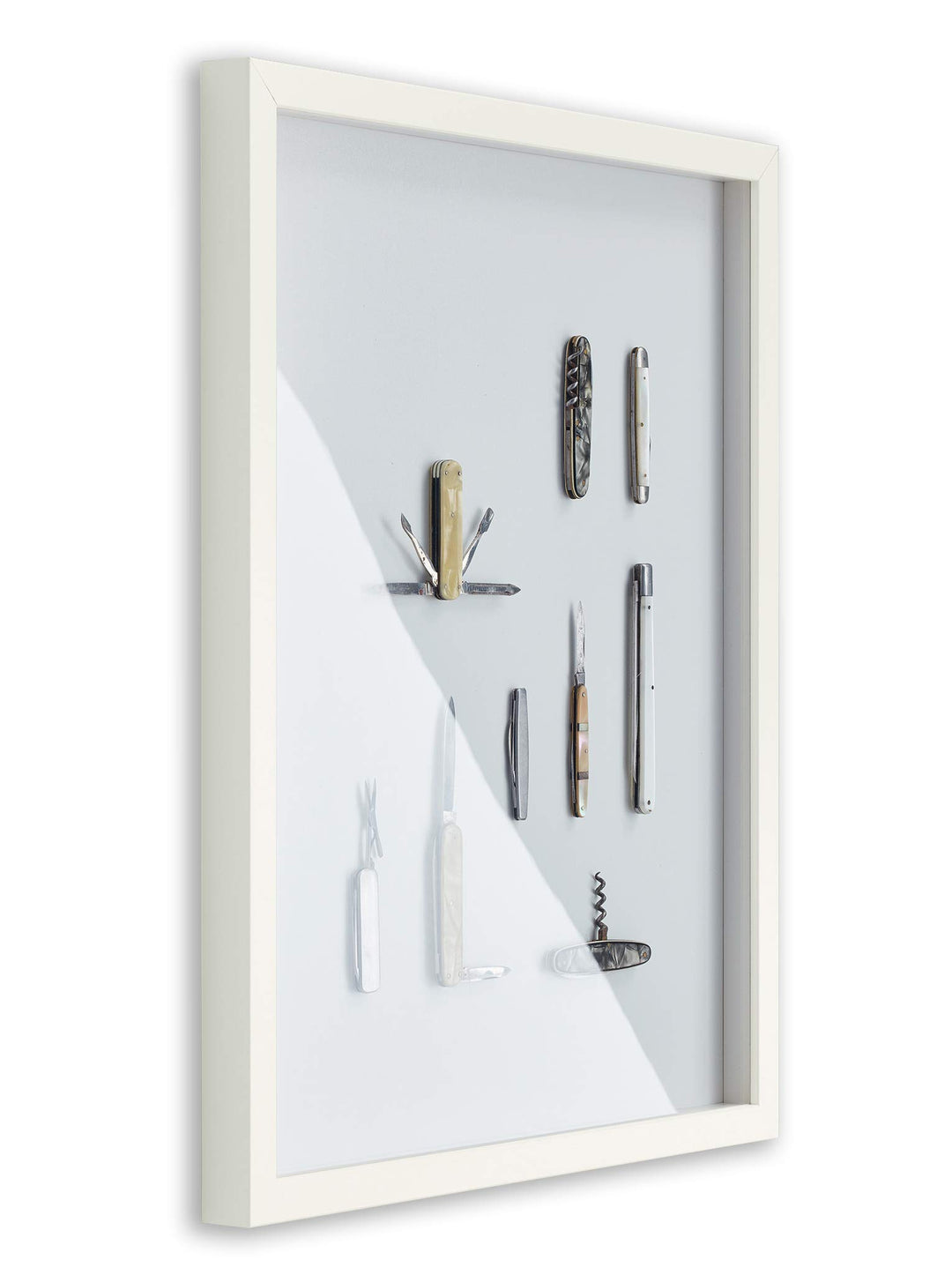 BIRAPA Objektrahmen Talon SPACE 60x100 cm Weiss Matt 3D Bilderrahmen zum Befüllen, 60x100 cm Weiss M