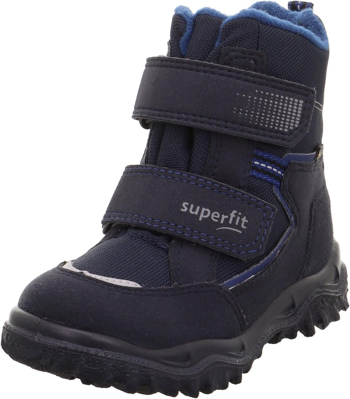 Superfit Jungen Husky Warm Gefütterte Gore-tex Schneestiefel 25 EU Blau Hellgrau 8000, 25 EU Blau He