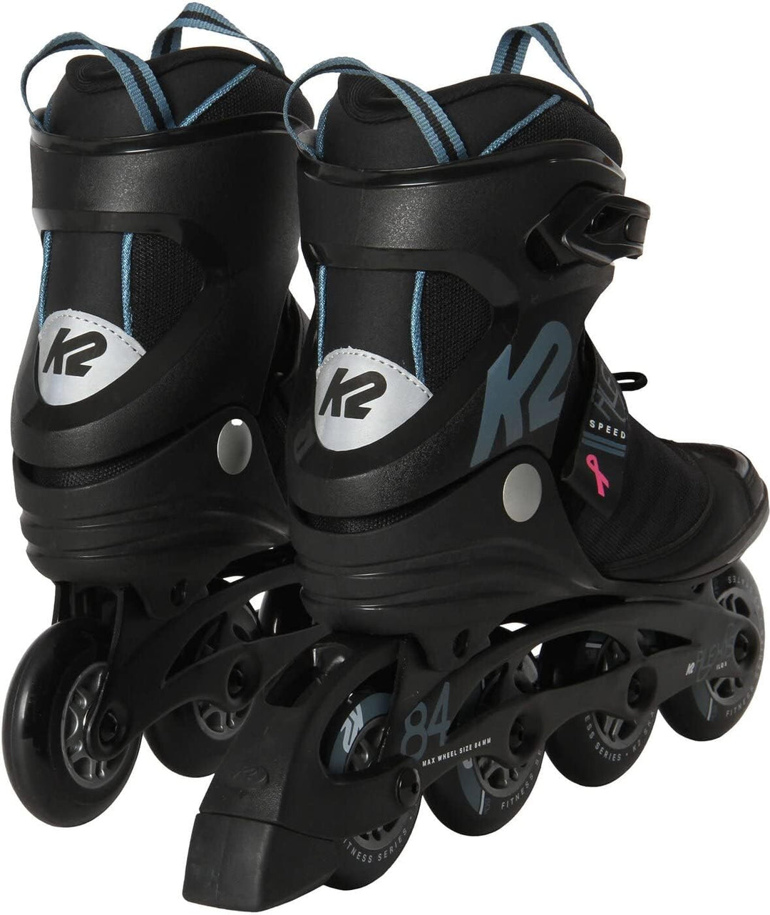 K2 Skates Damen Inline Skates ALEXIS 84 SPEED ALU, black - steel blue, 30D0270 black - steel blue EU