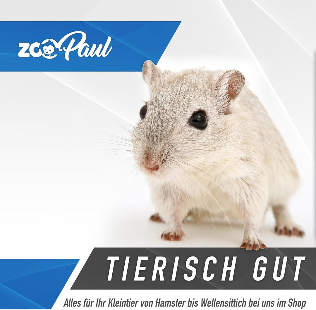 ZooPaul XXL Nagerkäfig Hamsterkäfig schwarz beige Maus Käfig Tunnelsystem Zubehör (blau), blau