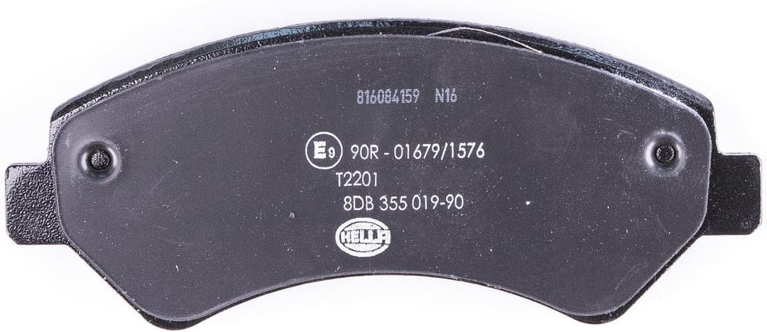 HELLA PAGID 8DB 355 019-901 Bremsbelagsatz - T2201 - Dicke/Stärke: 19mm - Bremssystem: Brembo - mit
