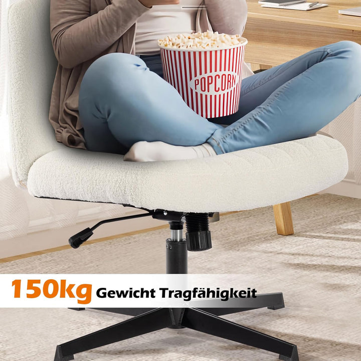 Bosmiller Bürostuhl Ohne Armlehnen Höhenverstellbar Schreibtischstuhl Armless Office Chair Schminkti