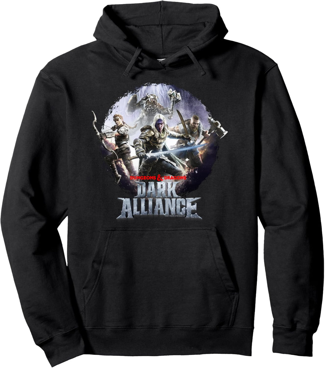 Dungeons &amp; Dragons Dark Alliance Group Shot Circle Lock Up Pullover Hoodie
