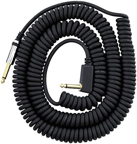 Vox - VCC090BK - 9m Vintage Coiled Cable with Mesh Carry Bag - Black schwarz, schwarz