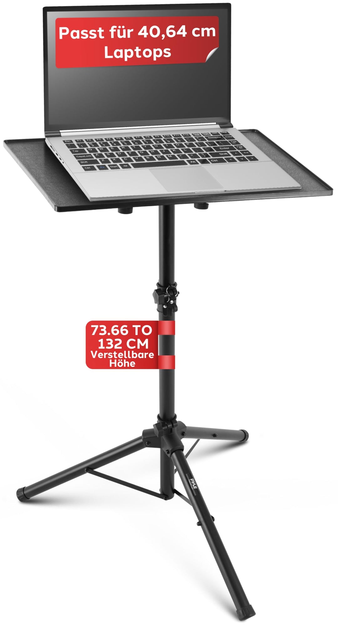 Pyle Laptop Ständer Beamer Stativ & Halterung, Projektor Ständer & Winkelverstellbares Dreibein-Stat