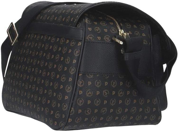 Pollini Damen-Schultertasche mit zwei Taschen aussen Linie Heritage 29x19x29 Einheitsgrösse Nero/Ner
