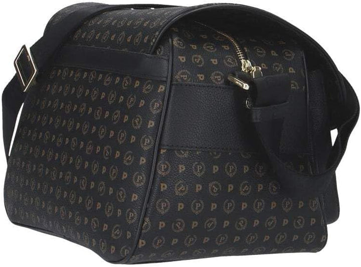 Pollini Damen-Schultertasche mit zwei Taschen aussen Linie Heritage 29x19x29 Einheitsgrösse Nero/Ner
