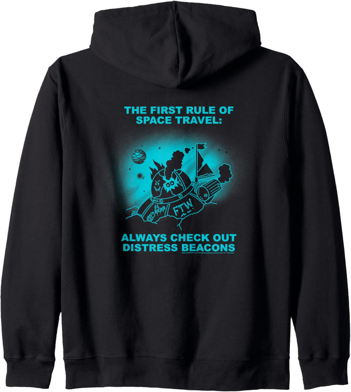 Rick and Morty First Rule of Space Travel Kapuzenjacke