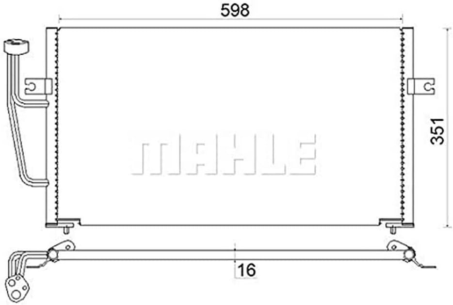 MAHLE AC 193 000S A/C-Kondensator BEHR