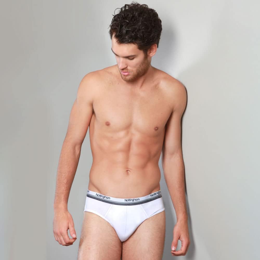 Nottingham Herren Slips/Boxershorts Unterwäsche Stretch-Baumwolle M Slip 12er Pack Mehrfarbig, M Sli