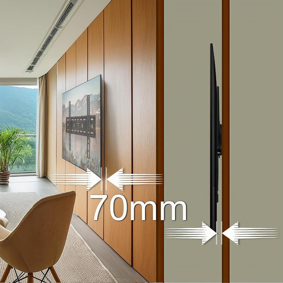 Maclean MC-778 TV Wandhalterung für OLED QLED LCD LED Plasma Fernseher Halterung bis 45kg 26-65" Nei