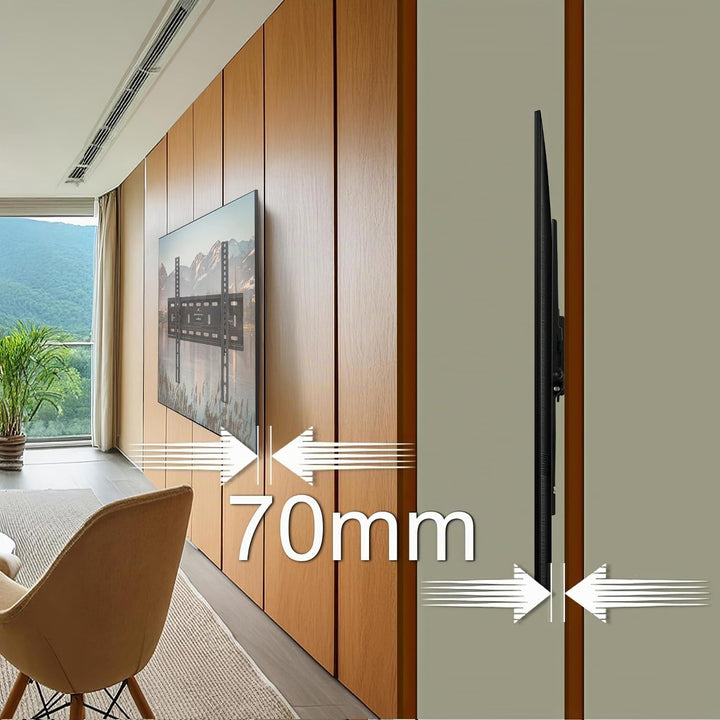 Maclean MC-778 TV Wandhalterung für OLED QLED LCD LED Plasma Fernseher Halterung bis 45kg 26-65" Nei