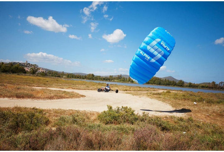 HQ HIGH QUALITY DESIGN HQ4-Kites 118101 - Alpha 1.5 Green, Vierleiner Lenkmatte Handlekite, Fläche: