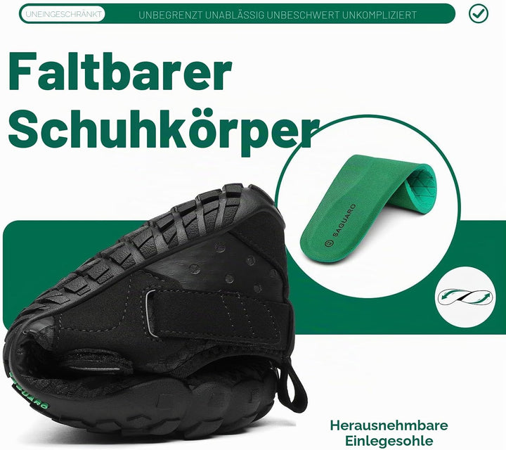 SAGUARO Unisex Barfussschuhe Laufschuhe Minimalistische Outdoor&amp;Indoor Fitnessschuhe GR36-48 38 EU H