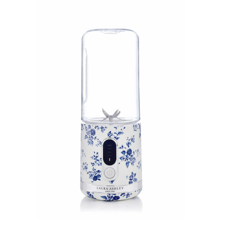 Laura Ashley Portable Blender Smoothie Maker to Go mit China Rose Design und 450 ml Flasche von VQ –