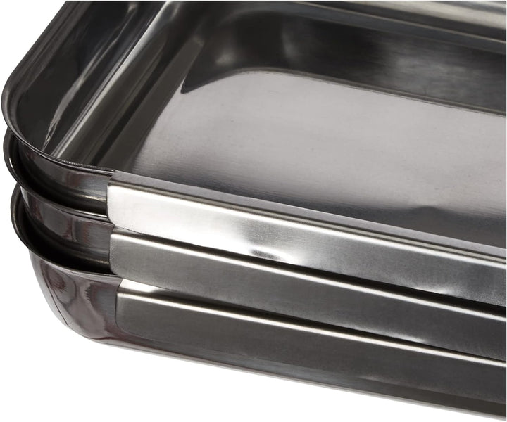 Maximex Panier-Set Edelstahl 3-teilig - 3-teilig, Edelstahl rostfrei, 15.7 x 3.2 x 22 cm, Glänzend