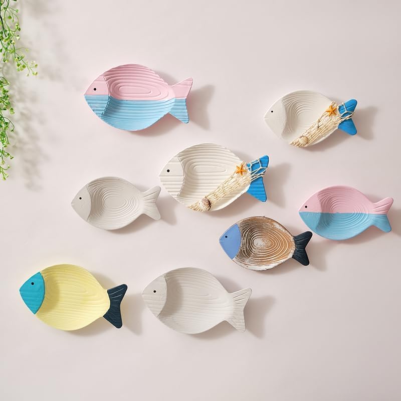 Stranddekoration für Zuhause oder Ozean, Fisch-Dekoration, Wandkunst, Küstendekoration, Ozean, Badez