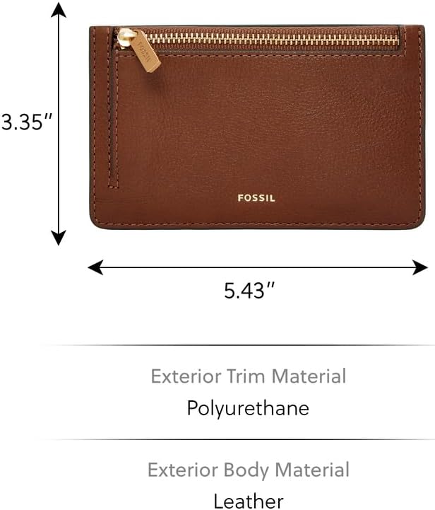 Fossil Damen Logan Card Case, Braun