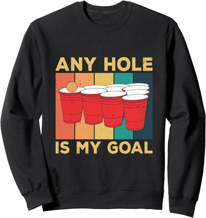 Bier Pong | Party Bierpong saufen Beer Pong Saufspiel Sweatshirt