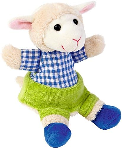 Spiegelburg 13097 Eierwärmer/Fingerpüppchen Kuh, Schwein, Schaf, Hund (sortiert-Preis für 1 Stück)