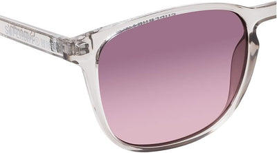 Superdry SDSUMMER6-108 Damen-Sonnenbrille, Grau / Violett-Rosa, Grau
